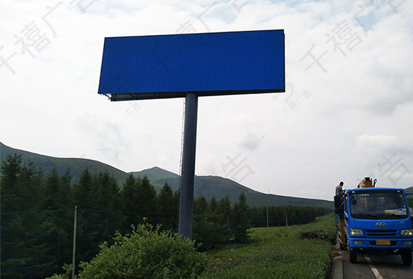 山東單立柱廣告塔 山東單立柱廣告塔